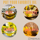 4 of 8:PREMIUS Glass Oil Sprayer Bottle, Natural, 8.45 Ounces 