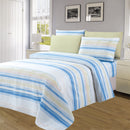 3 of 4:Essentials Neutral 4 & 6 Piece Printed Wrinkle-Free Sheet Set, Seaside Breeze 