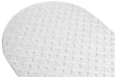 4 of 6:Home Basics Bayou - Alfombrilla de baño ovalada, transparente, 26,5 x 15 pulgadas 