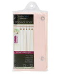 2 of 2:Bath Bliss Heavy Grommet Shower Liner in Pink 