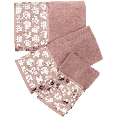 6 of 10:Sinatra Complete Bath Ensemble Decor Set, rubor, todo se vende por separado 