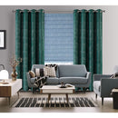 12 of 12:Mercer Printed Foil Room Darkening Grommet Window Panel, 54x84 Inches 