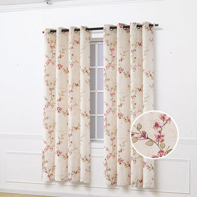 3 of 6:Panel de ventana para oscurecer la habitación con diseño floral de Sofía, 54 x 84 pulgadas 