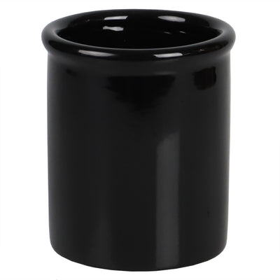 2 of 4:Pot à ustensiles en céramique émaillée Home Basics, noir 
