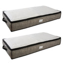 1 of 2:Simplify 2 Pack Under the Bed Storage Bag in Black 