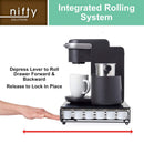 4 of 5:Nifty Compact Under Coffee K-Cups Pod Storage Drawer, 36 Pod Pack Holder, Black 