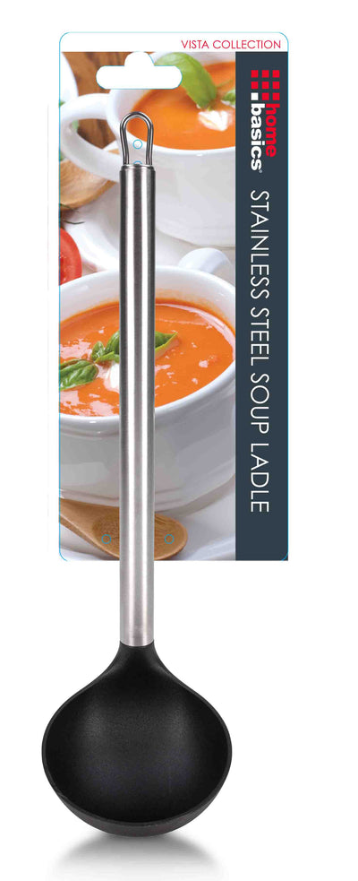 1 of 4:Louche à soupe en acier inoxydable Home Basics Vista Collection 