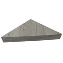 3 of 4:Étagère flottante d'angle en bois Home Basics, grise 