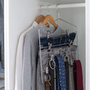 2 of 4:Neu Home 4 Tier Swing Arm Slack Rack Hanger 