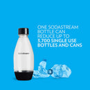 4 of 6:Bouteille fine gazéifiée SodaStream 0,5 L, lot de 2, noire 