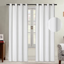 2 of 10:Oakley Embossed Room Darkening Grommet Window Panel, 54x84 Inches 