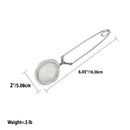 3 of 3:Home Basics Infusor de té de acero inoxidable, plateado 
