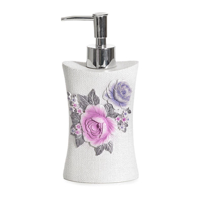 4 of 10:Popular Bath Michelle Complete Bath Ensemble Decor Set, lila, todos se venden por separado 