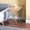 7 of 10:Table pliante multifonction Home Basics Jumbo, naturelle 