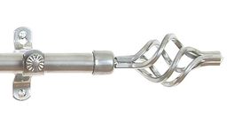 1 of 1:Tige décorative et fleuron Metallo, argent Lexus 28-48 