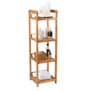 1 of 4:Neu Home 4 Tier Bamboo Shelving Tower 