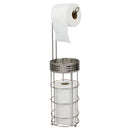 1 of 6:Distributeur de papier toilette Home Basics Luxor, nickel satiné 