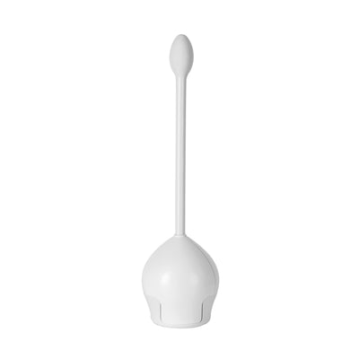 1 of 3:Bath Bliss Firm Grip Tulip Toilet Bowl Brush in White 