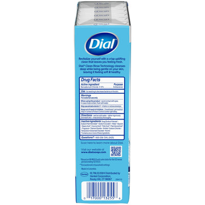 4 of 9:Dial 12 Pack Spring Water All Day Freshness Antibacterial Bar Soap, 4 Ounces 