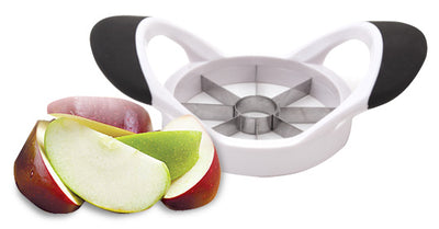 1 of 2:Home Basics Cortadora y descorazonadora de manzanas de plástico 