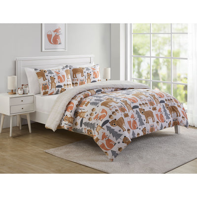 2 of 8:Parure de lit réversible VCNY Home Little Campers 