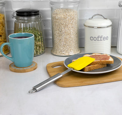 2 of 2:Home Basics Silicone Spatula, Yellow 