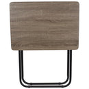 3 of 5:Table pliante polyvalente Jumbo Home Basics, rustique 