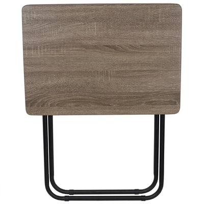 3 of 5:Table pliante polyvalente Jumbo Home Basics, rustique 
