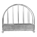 3 of 4:Home Basics Pave Free Standing Steel Napkin Holder, Chrome 