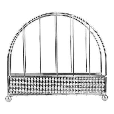 3 of 4:Home Basics Pave Free Standing Steel Napkin Holder, Chrome 