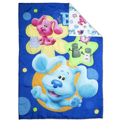 3 of 9:Funhouse Blue's Clues and You 4-Piece Reversible Comforter Set, Toddler Bed Size 