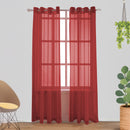 14 of 17:Harper Solid Sheer Voile Grommet Window Panel, 54x84 Inches 