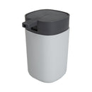 3 of 4:Bath Bliss 2 Tone Contemporary 4 Piece Bathroom Ensemble in Grey 
