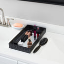 4 of 5:Home Basics Decorative Vanity Tray with Mirror 