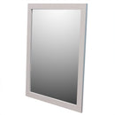 2 of 4:Home Basics Espejo de pared de MDF pintado enmarcado, 18.0 x 24.0 in, color blanco 