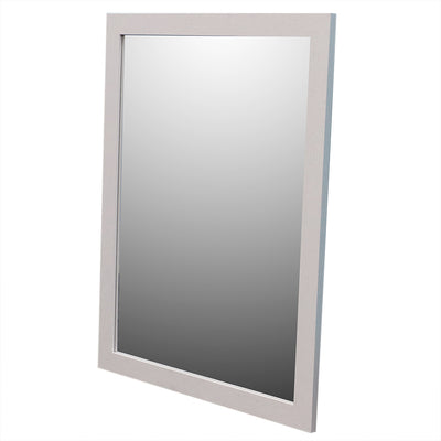 2 of 4:Home Basics Espejo de pared de MDF pintado enmarcado, 18.0 x 24.0 in, color blanco 