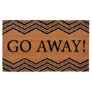 1 of 6:Achim Go Away Printed Coir Doormat, Brown, 18x30 Inches 