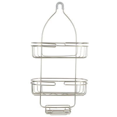 2 of 5:Étagère de douche Home Basics Element, nickel satiné 