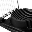 3 of 4:Coupe-œufs multifonction Home Basics en fil d'acier inoxydable et plastique, noir 