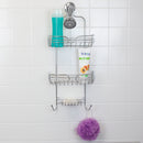 4 of 5:Home Basics Sleek Chrome Plated Steel Shower Caddy 