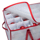 2 of 4:Organiseur de rangement Simplify pour 128 ornements, rouge 