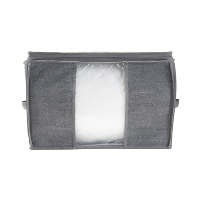 1 of 4:Simplify 2-in-1 Vacuum Storage Bag & Tote in Heather Grey 