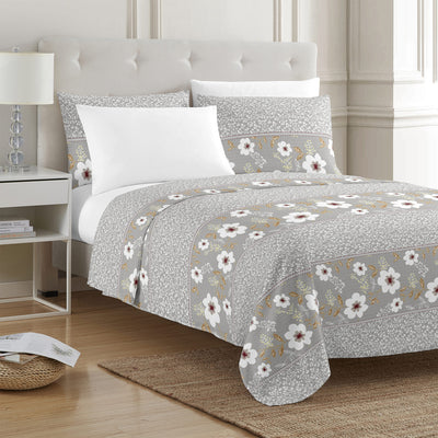 3 of 4:PREMIUS 4-6 Piece Printed Wrinkle-Free Sheet Set, Melissa 