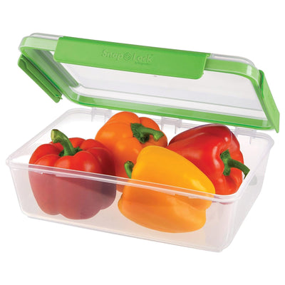 1 of 3:Récipient de conservation alimentaire Progressive SnapLock avec joint en silicone, 12 tasses, 7,85 x 10,88 x 3,58 pouces 