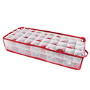 2 of 4:Simplify 80 Count Ornament Storage Organizer in Red 