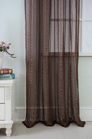 25 of 31:Gretchen Striped Rod Pocket Window Panel with Attached Valance, 54x90 Inches 