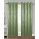 9 of 11:Panel de ventana con ojales para oscurecer la habitación Mabel Damask, 54 x 84 pulgadas 