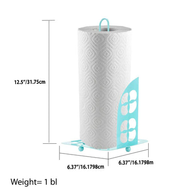 2 of 2:Porte-essuie-tout Home Basics Trinity Collection, turquoise 