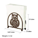 3 of 3:Home Basics Owl Napkin Holder, Bronze 