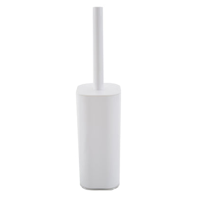 1 of 4:Ensemble de brosses WC cylindriques en acrylique Bath Bliss, blanc 